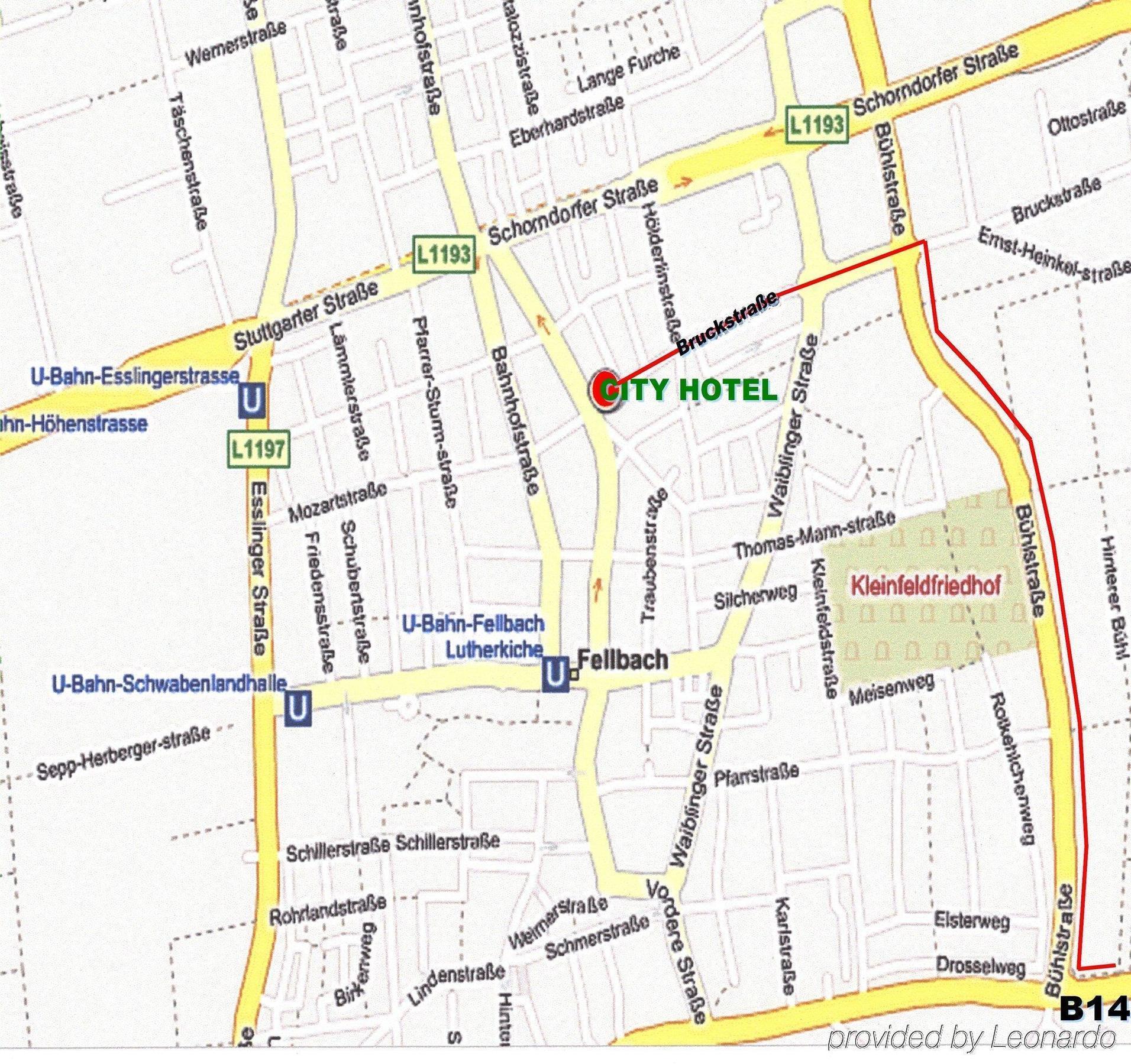 City Hotel Fellbach 24H Check-In Extérieur photo